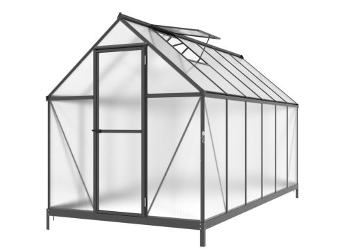 üvegház LANITPLAST SARANA 6x12 PC 4 mm fekete színű LG4335