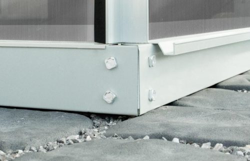 üvegház VITAVIA APOLLO 2500 PC 6 mm ezüst színű LG4387