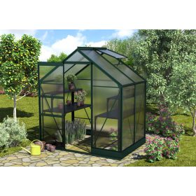 üvegház VITAVIA APOLLO 2500 PC 4 mm zöld színű LG4388