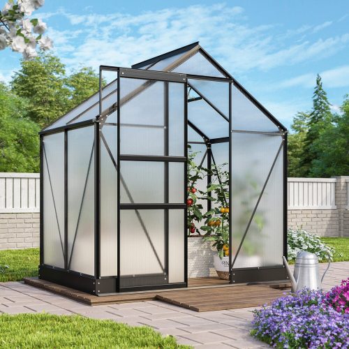 üvegház VITAVIA APOLLO 2500 PC 4 mm fekete színű LG4390