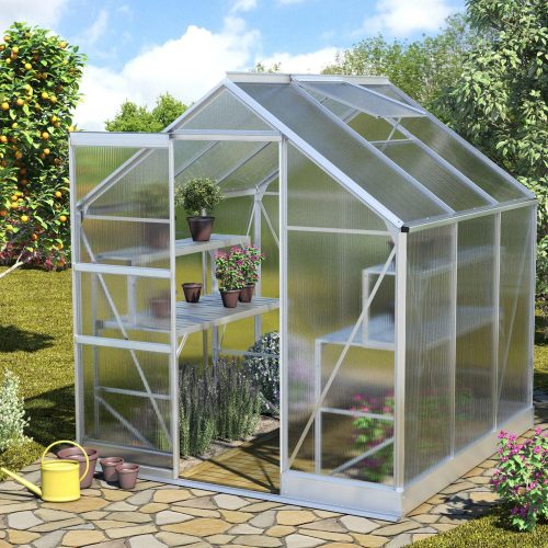üvegház VITAVIA APOLLO 3800 PC 6 mm ezüst színű LG4393