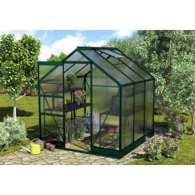 üvegház VITAVIA APOLLO 3800 PC 6 mm zöld színű LG4396