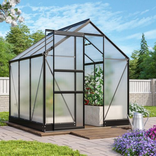 üvegház VITAVIA APOLLO 3800 PC 6 mm fekete színű LG4398