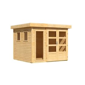 fa kerti ház KARIBU LAHAR 3,5 (11504) natur LG4419