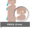 fa kerti ház KARIBU LAHAR 3,5 + menedékhely 240 cm (12486) terragrau LG4422