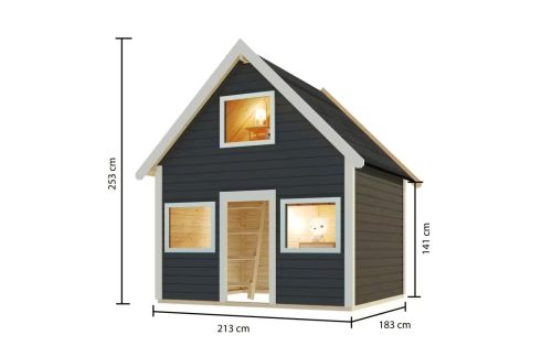 játszóterek gyerekeknek KARIBU KALLE (44578) terragrau LG4495