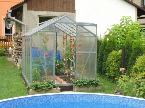 üvegház LANITPLAST LIMES Viva V6/2 1,97x2 m PC 6 mm LG4695