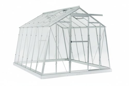 üvegház LANITPLAST LIMES Viva V7/6  2,47x5,95 m tiszta üveg 3 mm LG4711