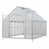 üvegház LANITPLAST SARANA 8x12 PC 4 mm ezüst színű LG4748
