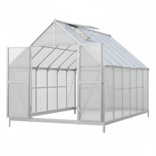 üvegház LANITPLAST SARANA 8x12 PC 4 mm ezüst színű LG4748