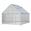 üvegház LANITPLAST SARANA 8x12 PC 4 mm ezüst színű LG4748