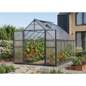   üvegház LANITPLAST SARANA 8x12 PC 4 mm fekete színű LG4749