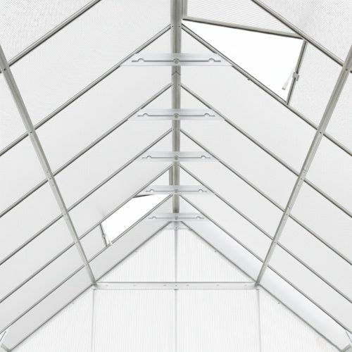 üvegház LANITPLAST SARANA 8x14 PC 4 mm ezüst színű LG4750