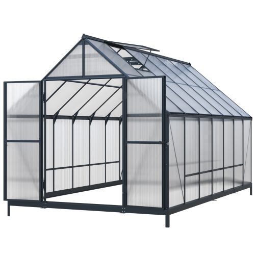 üvegház LANITPLAST SARANA 8x14 PC 4 mm fekete színű LG4751