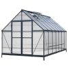 üvegház LANITPLAST SARANA 8x14 PC 4 mm fekete színű LG4751