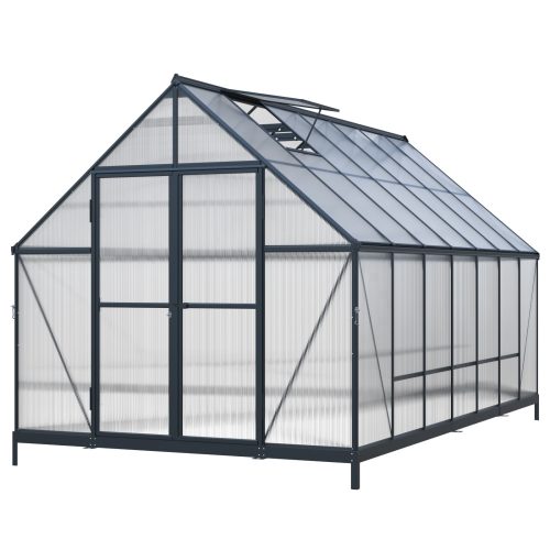 üvegház LANITPLAST SARANA 8x14 PC 4 mm fekete színű LG4751