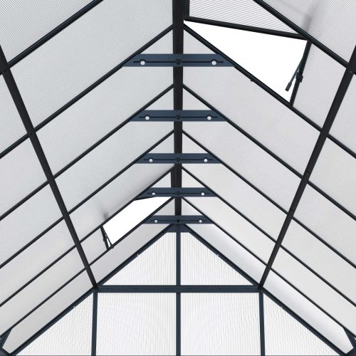 üvegház LANITPLAST SARANA 8x14 PC 4 mm fekete színű LG4751