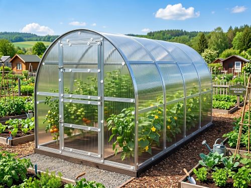 üvegház LANITPLAST KYKLOP2 2x4 m PC 4 mm LG4754