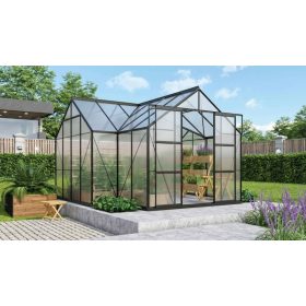üvegház VITAVIA SIRIUS PC 4 mm fekete színű LG631