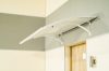 LanitPlast LARUS, ALU bejárati tető fehér, szélesség 1200 x mélység 870 mm, átlátszó polikarbonát kamra 4,5 mm 120/87 fehér