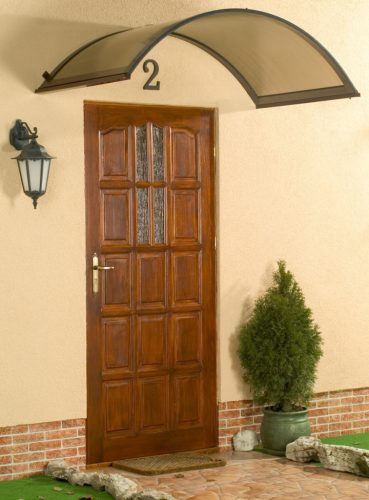 Bejárati előtető LANITPLAST ONYX 250/75 barna