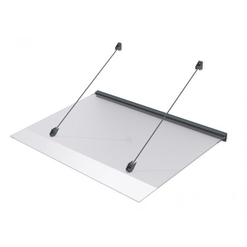 bejárati előtető LANITPLAST LAZUR 150/97 fekete LG695