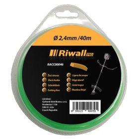 Riwall PRO Damil 2,4 mm, hossz 40m, szögletes
