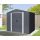 Riwall RMSA 6x8 antracit fém kerti tároló 2,4 x 1,7 m nyeregtetővel (antracit) Alapterület: 162 x 226 cm