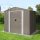 Riwall RMSA 6x8 Brown fém kerti tároló 2,4 x 1,7 m nyeregtetővel (barna) Alapterület: 162 x 226 cm